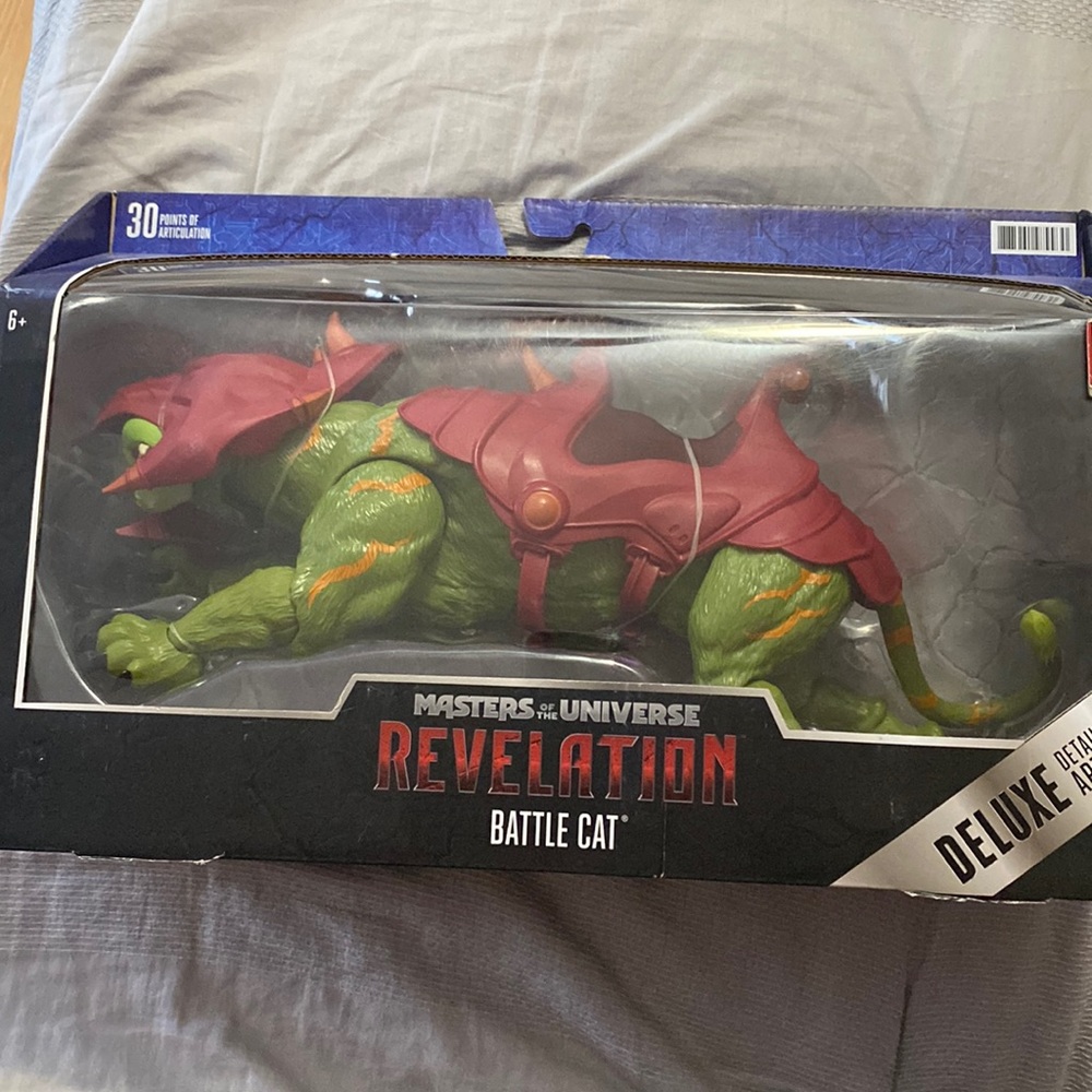 Masters of the universe Revelation battle cat.